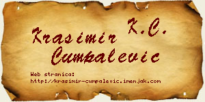 Krasimir Cumpalević vizit kartica